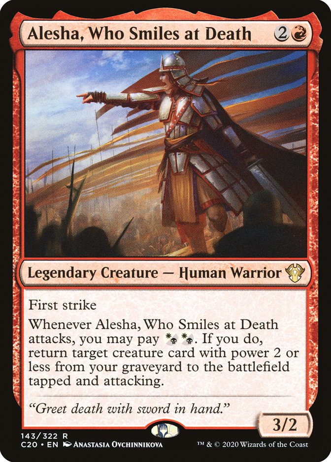 Alesha, Who Smiles at Death: Commander 2020