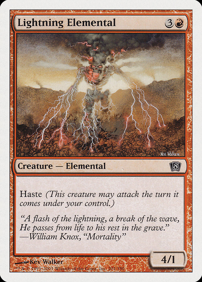 Lightning Elemental: Eighth Edition