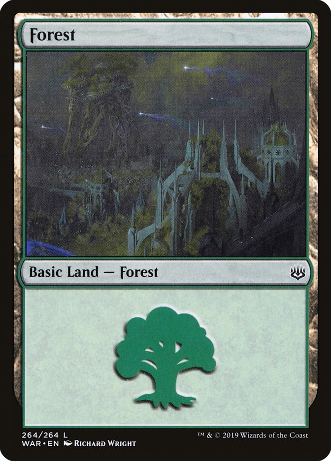 Forest (#264) - (Foil): War of the Spark