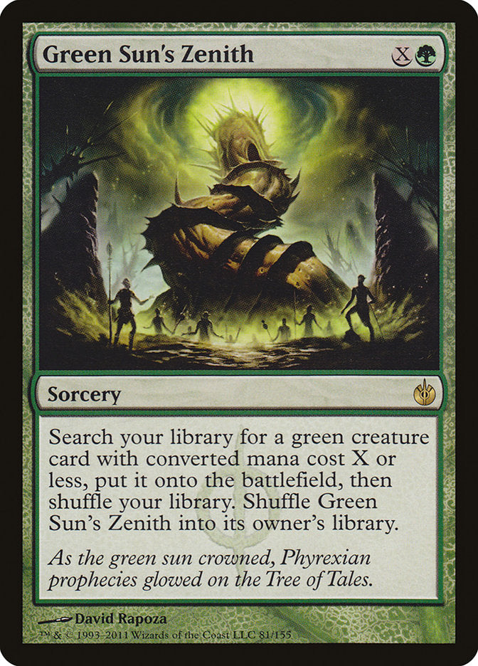 Green Sun's Zenith: Mirrodin Besieged