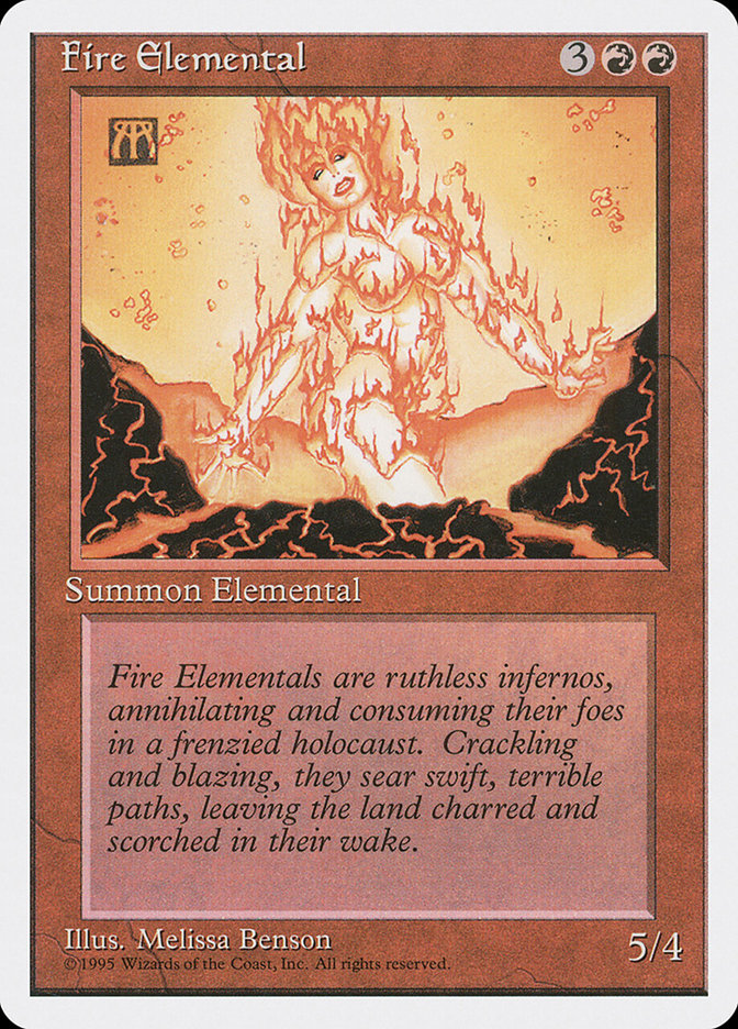 Fire Elemental: Fourth Edition