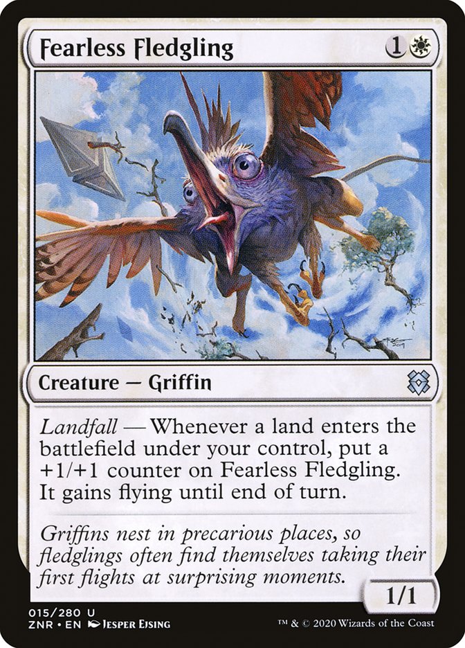 Fearless Fledgling: Zendikar Rising