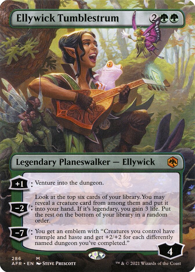 Ellywick Tumblestrum (Borderless) - (Foil): Adventures in the Forgotten Realms
