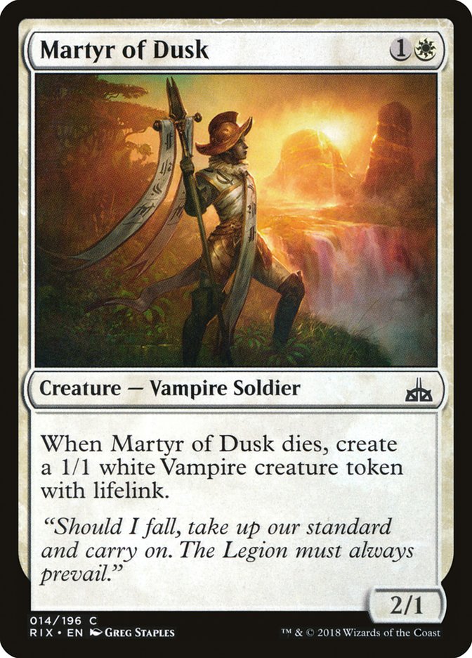 Martyr of Dusk: Rivals of Ixalan