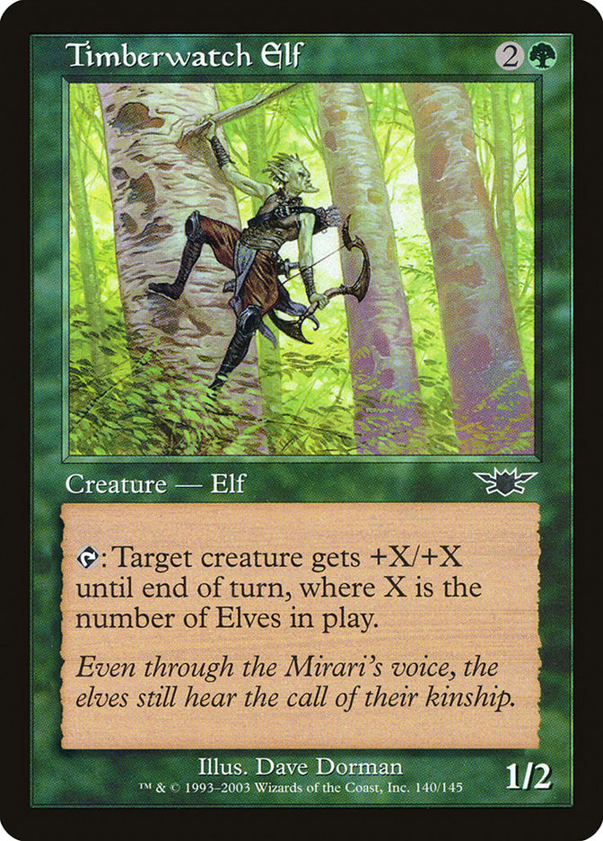 Timberwatch Elf - (Foil): Legions