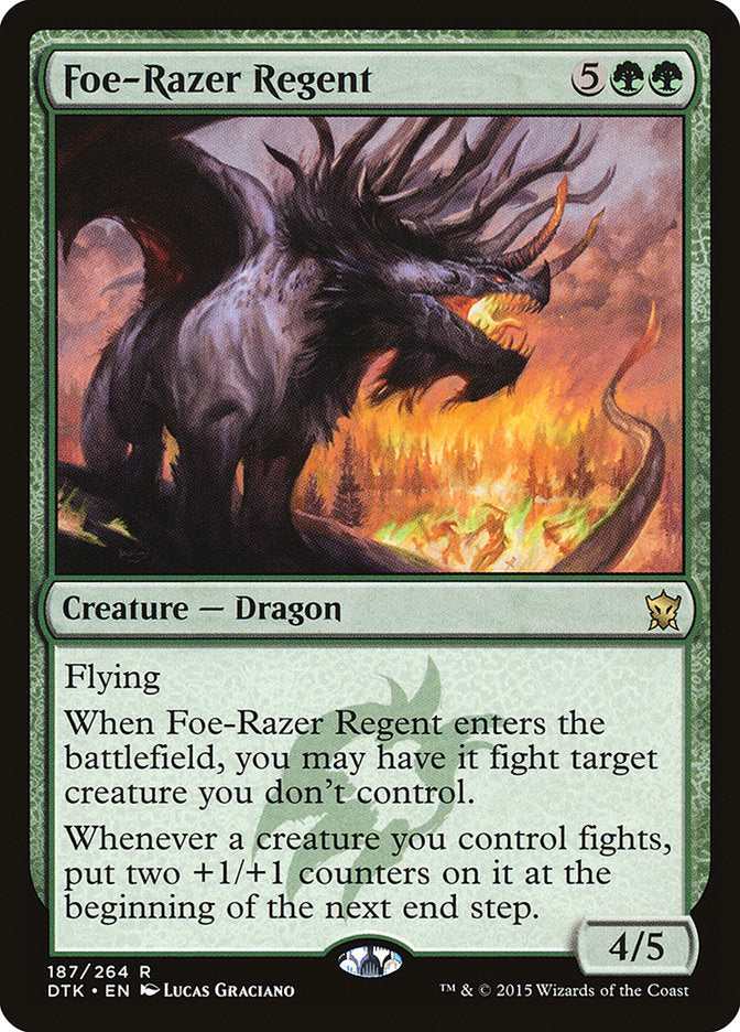 Foe-Razer Regent - (Foil): Dragons of Tarkir