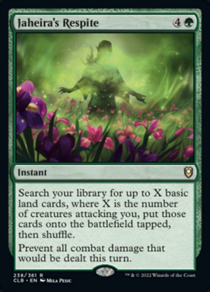 Jaheira's Respite - (Foil): Commander Legends: Battle for Baldur's Gate