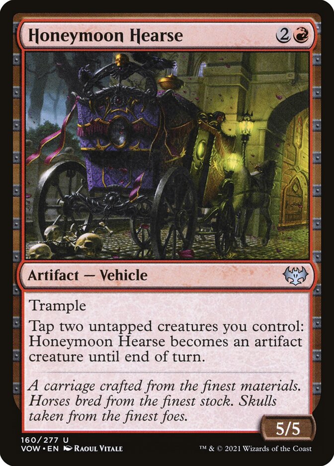 Honeymoon Hearse - (Foil): Innistrad: Crimson Vow