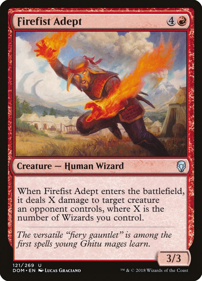 Firefist Adept: Dominaria