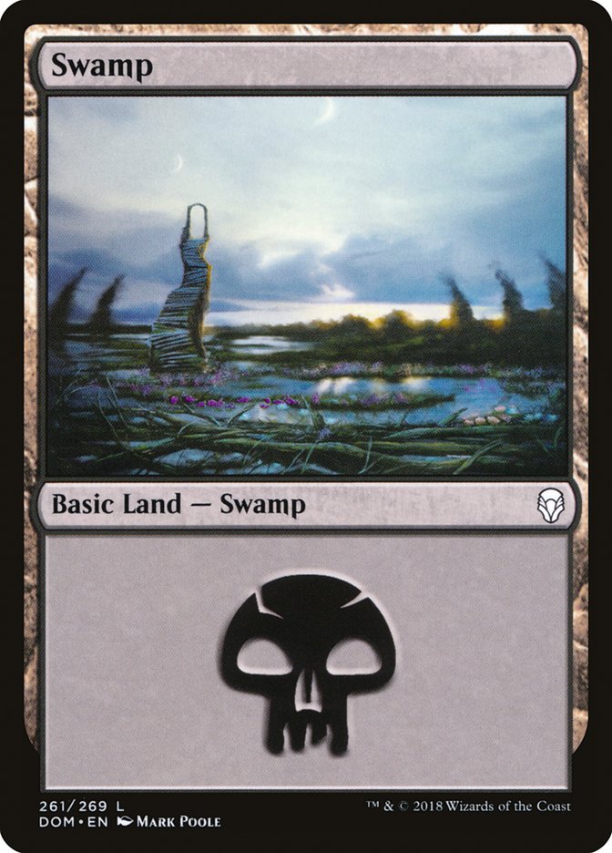 Swamp (#261): Dominaria