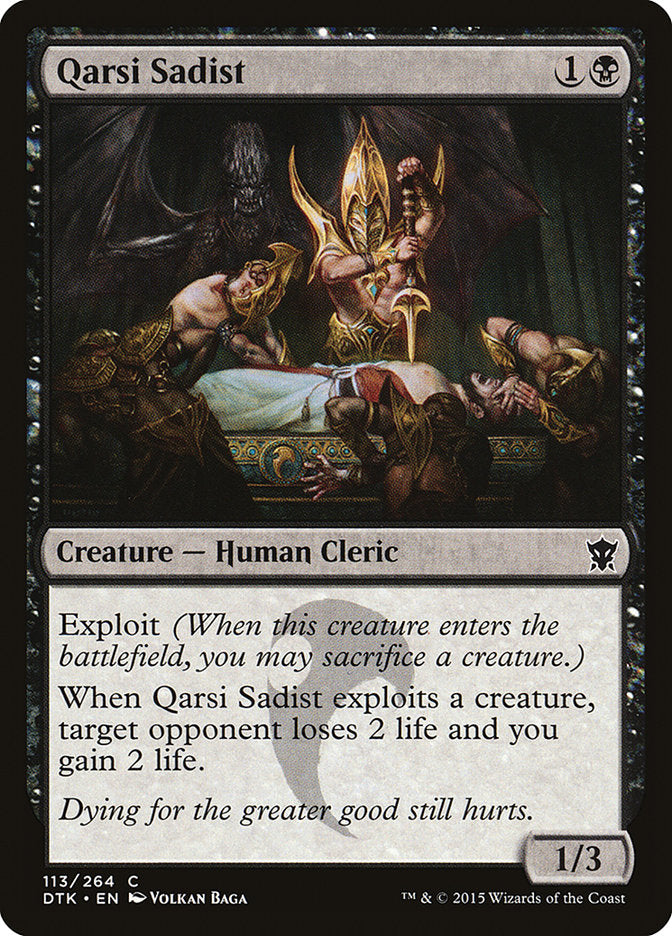 Qarsi Sadist: Dragons of Tarkir