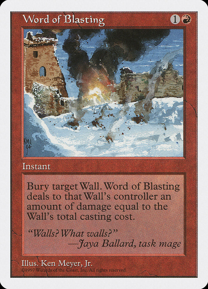 Word of Blasting: Fifth Edition