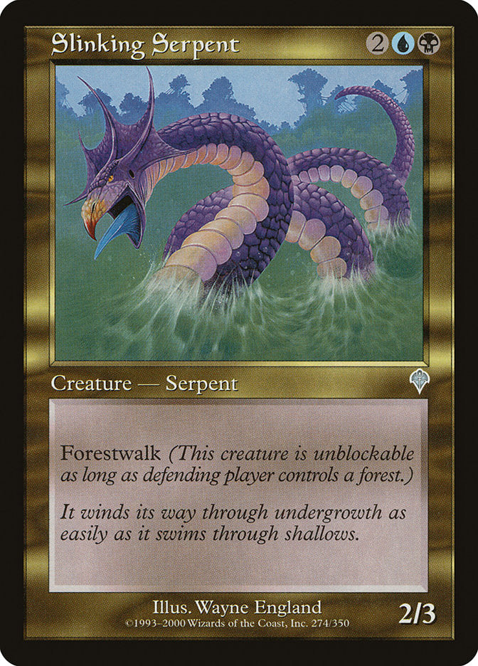 Slinking Serpent - (Foil): Invasion