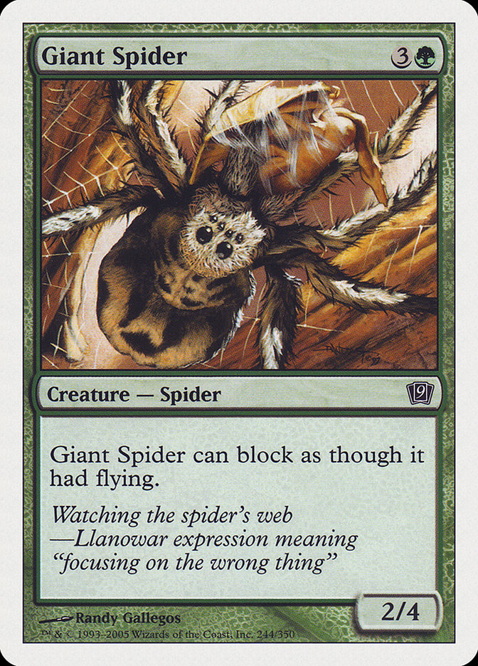 Giant Spider: Ninth Edition