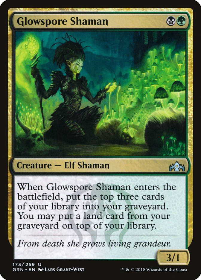 Glowspore Shaman: Guilds of Ravnica