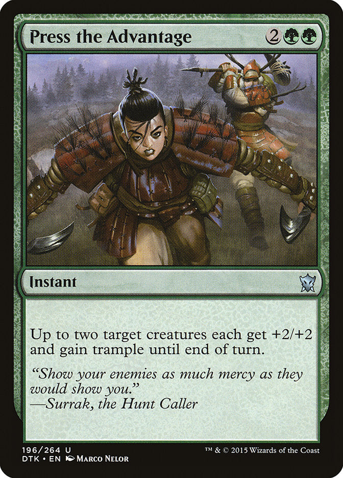 Press the Advantage: Dragons of Tarkir