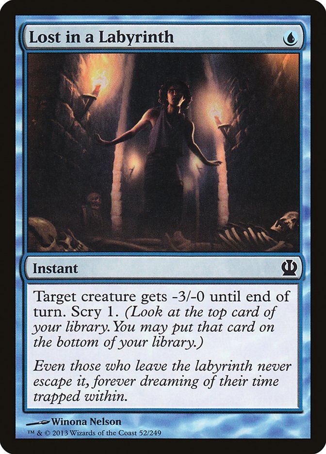 Lost in a Labyrinth - (Foil): Theros
