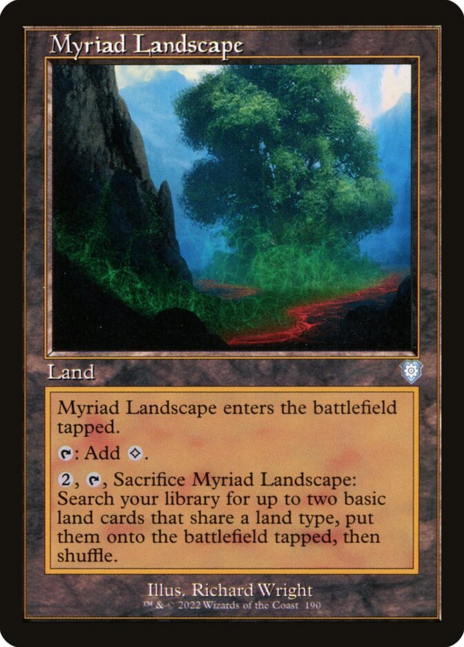 Myriad Landscape (Retro Frame): The Brothers' War Commander