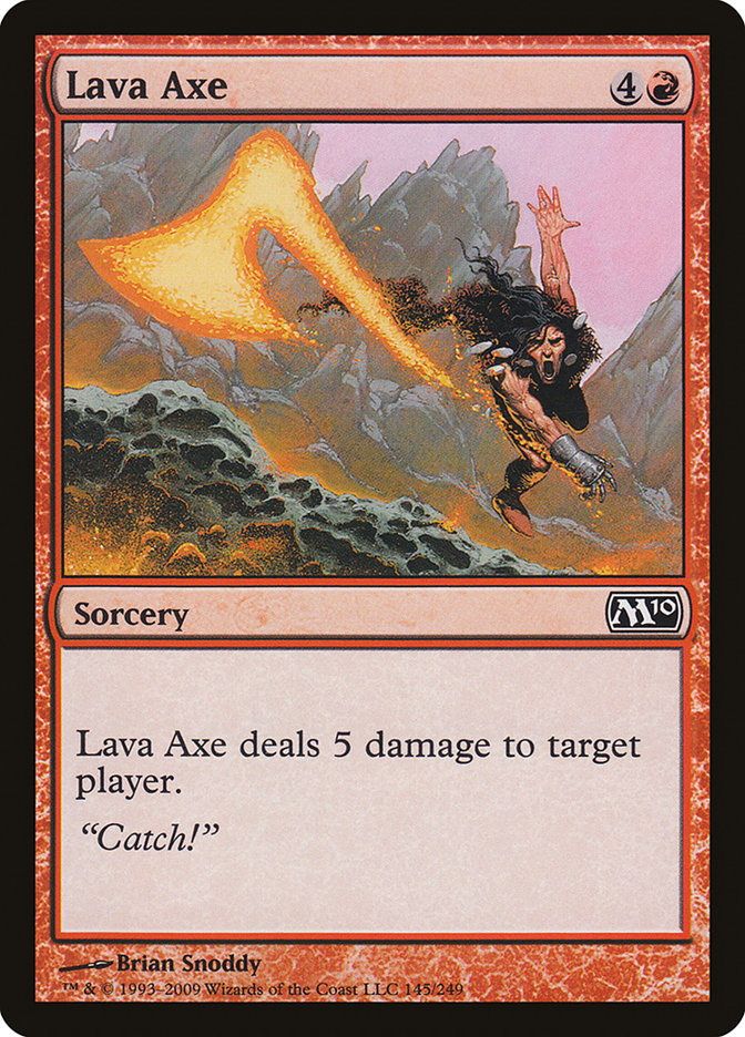 Lava Axe - (Foil): Magic 2010
