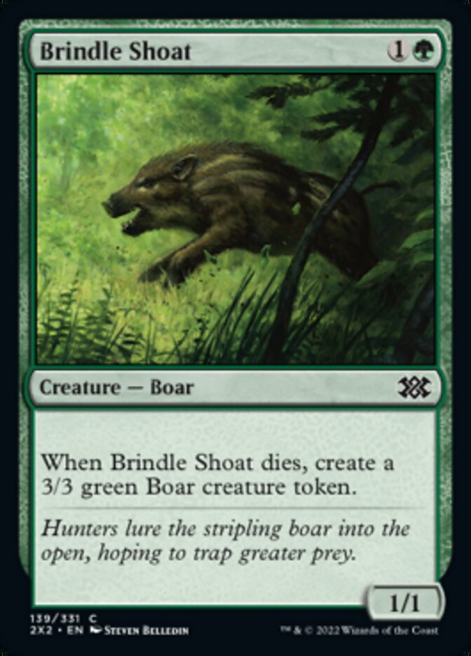 Brindle Shoat - (Foil): Double Masters 2022