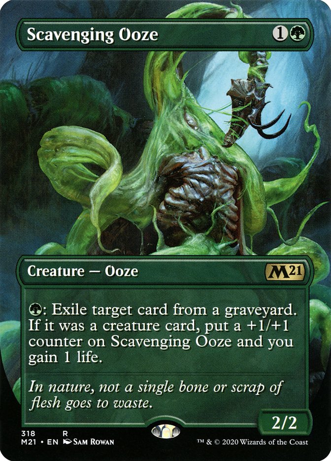 Scavenging Ooze (Borderless): Core Set 2021