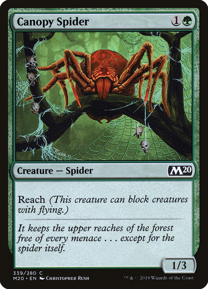 Canopy Spider (Welcome Deck): Core Set 2020