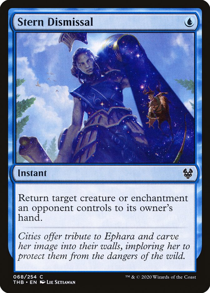 Stern Dismissal - (Foil): Theros Beyond Death