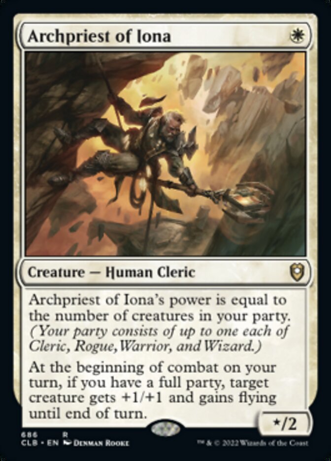 Archpriest of Iona: Commander Legends: Battle for Baldur's Gate