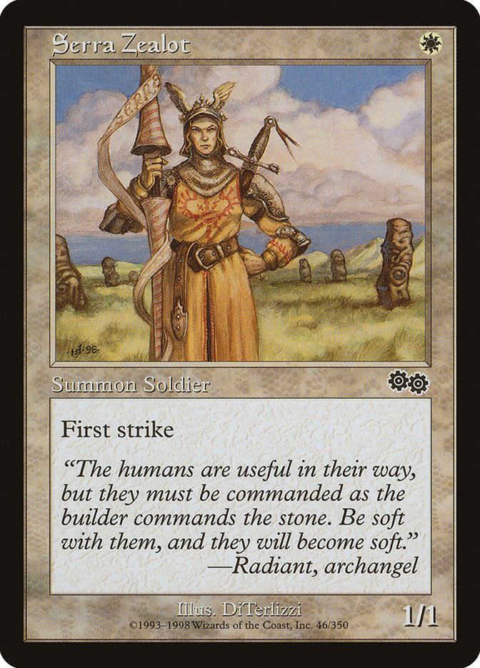 Serra Zealot: Urza's Saga