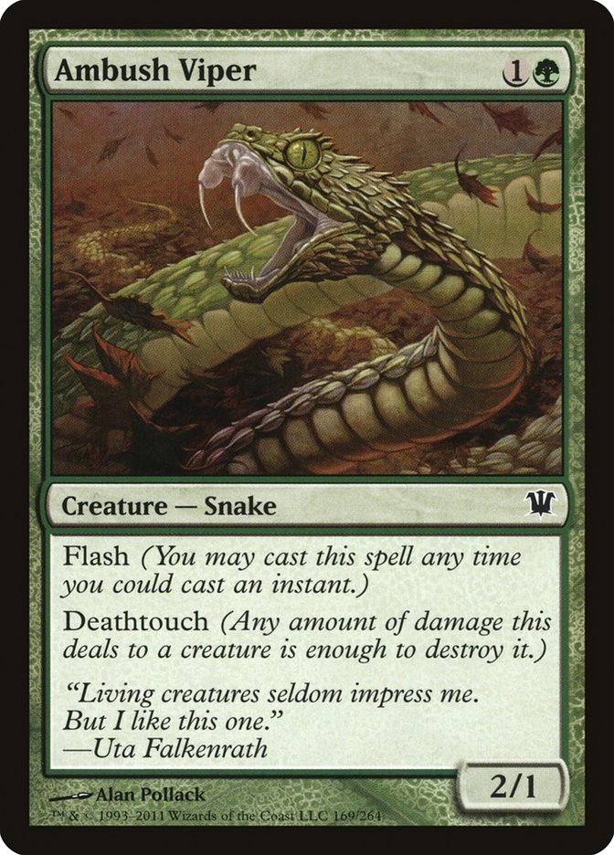 Ambush Viper - (Foil): Innistrad