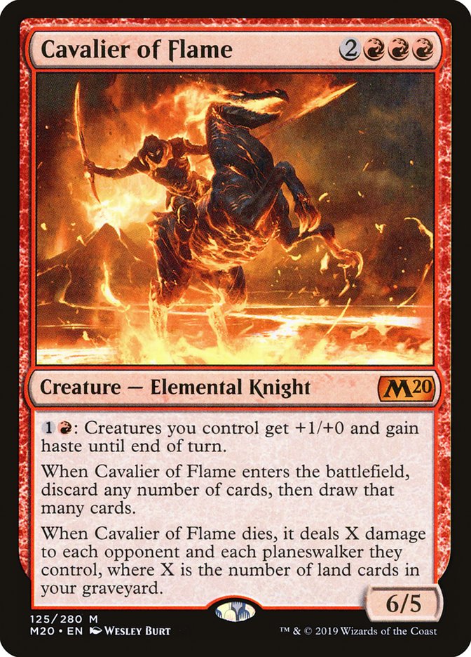 Cavalier of Flame: Core Set 2020