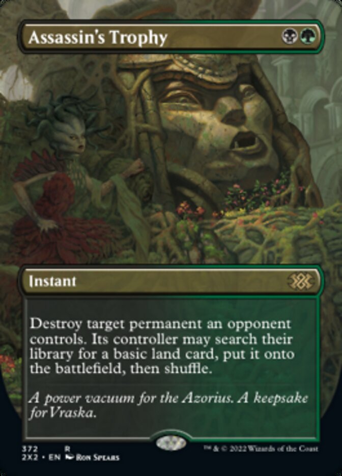 Assassin's Trophy (Borderless) - (Foil): Double Masters 2022