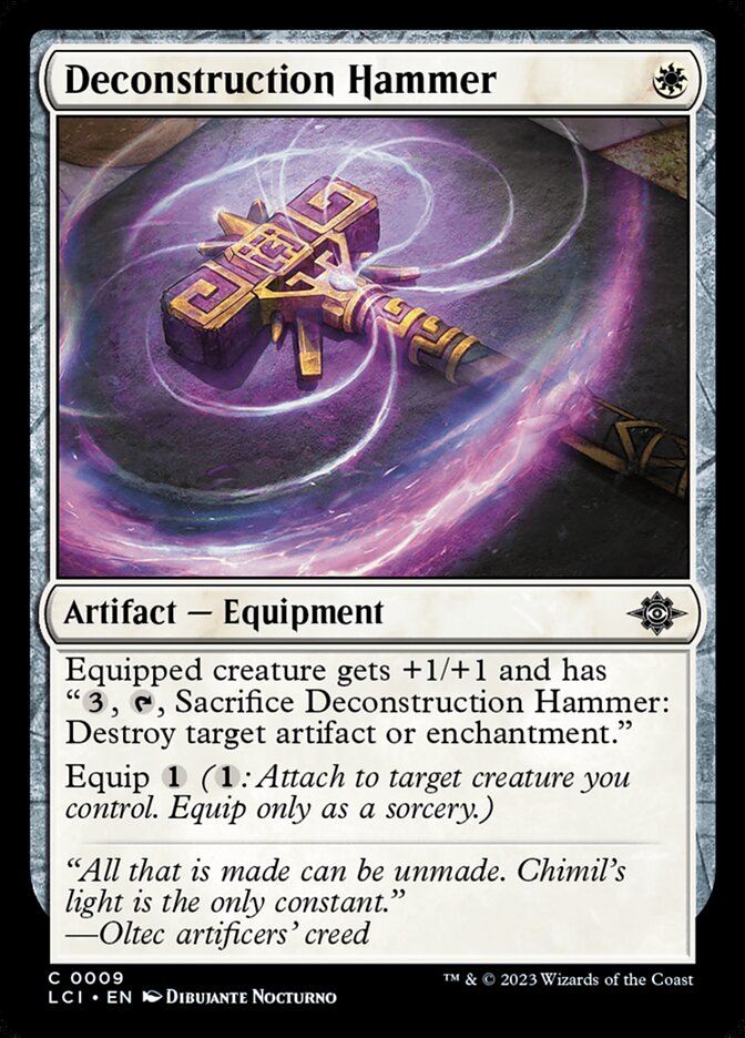 Deconstruction Hammer - (Foil): Lost Caverns of Ixalan