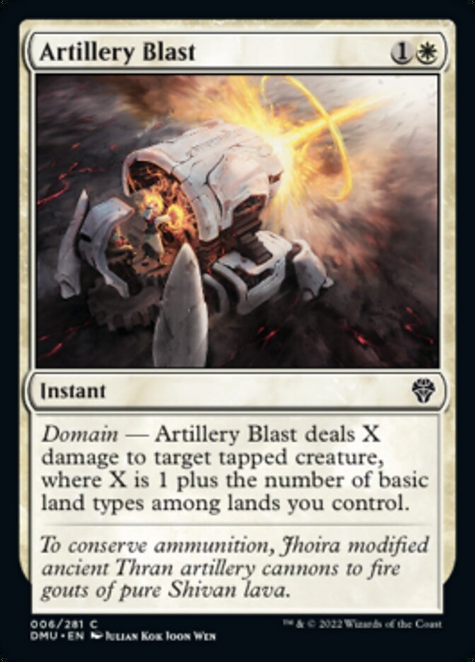 Artillery Blast - (Foil): Dominaria United