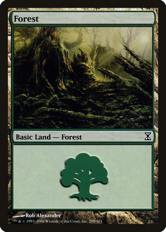 Forest (#298) - (Foil): Time Spiral