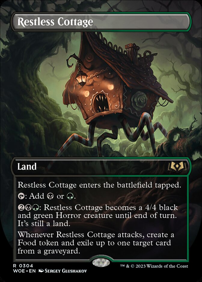 Restless Cottage (Borderless): Wilds of Eldraine