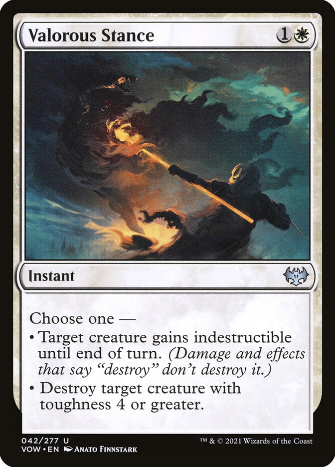 Valorous Stance - (Foil): Innistrad: Crimson Vow