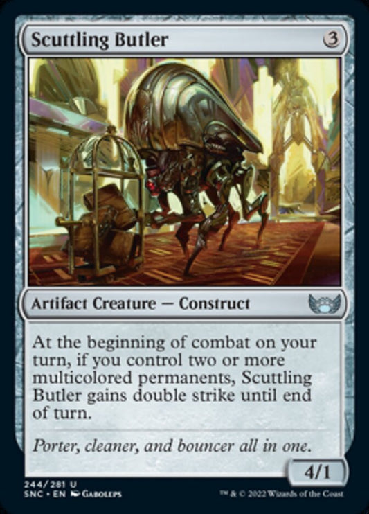 Scuttling Butler - (Foil): Streets of New Capenna