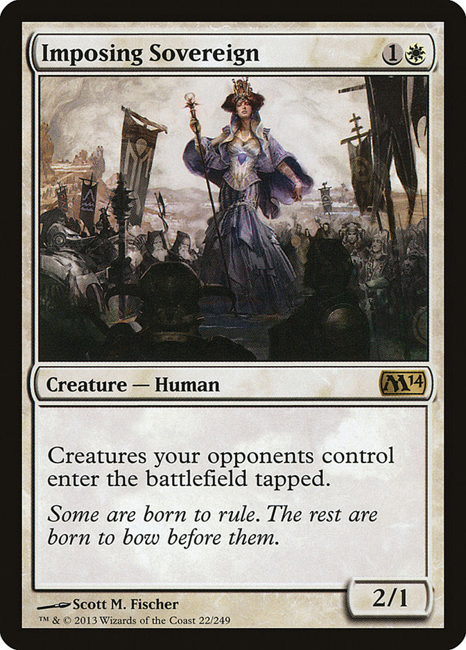 Imposing Sovereign - (Foil): Magic 2014
