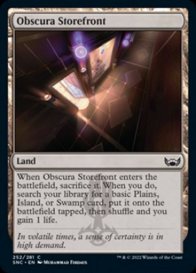 Obscura Storefront - (Foil): Streets of New Capenna