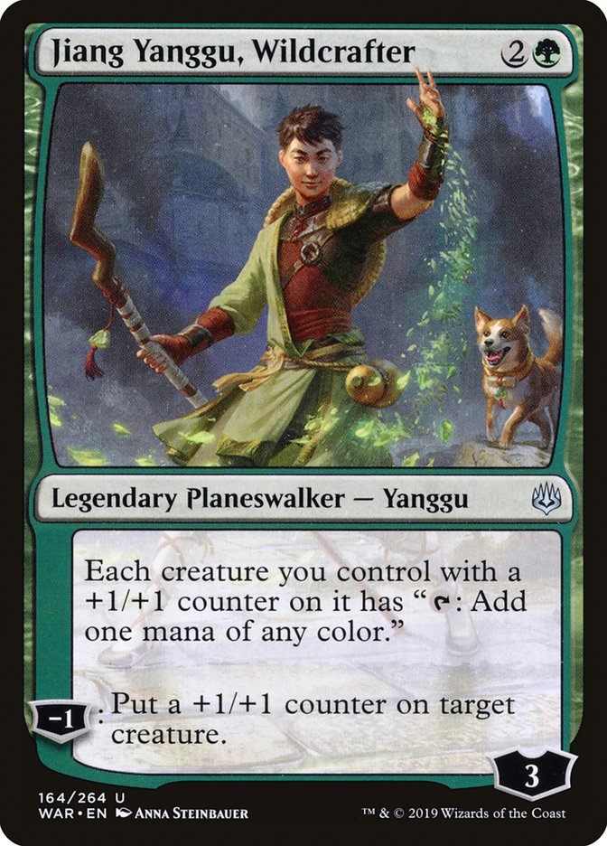 Jiang Yanggu, Wildcrafter - (Foil): War of the Spark
