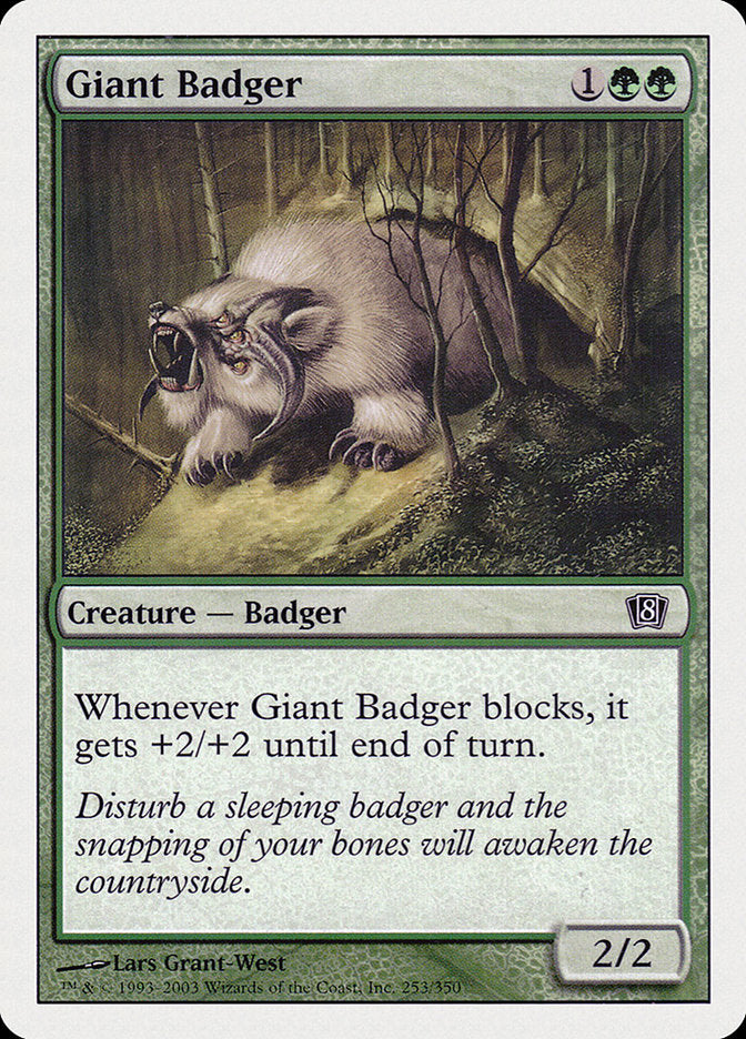 Giant Badger: Eighth Edition