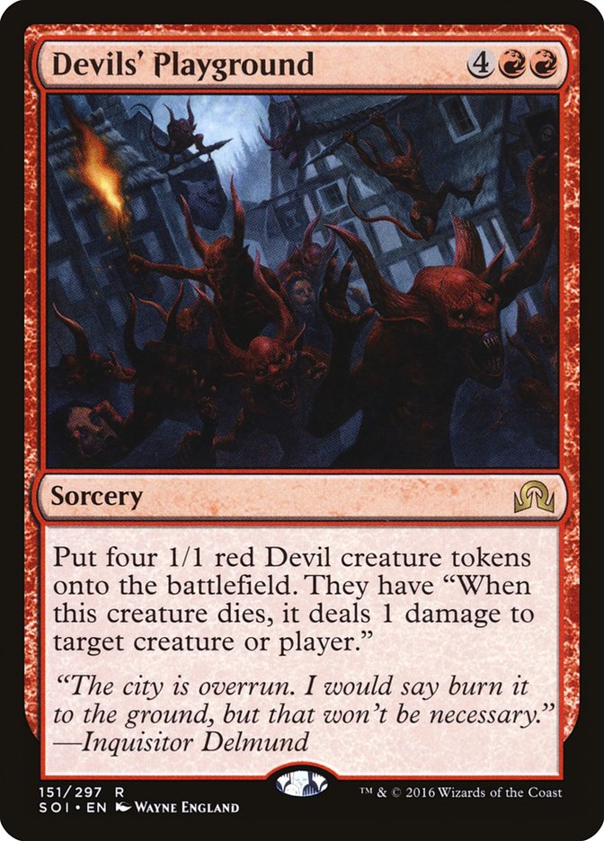 Devils' Playground - (Foil): Shadows over Innistrad