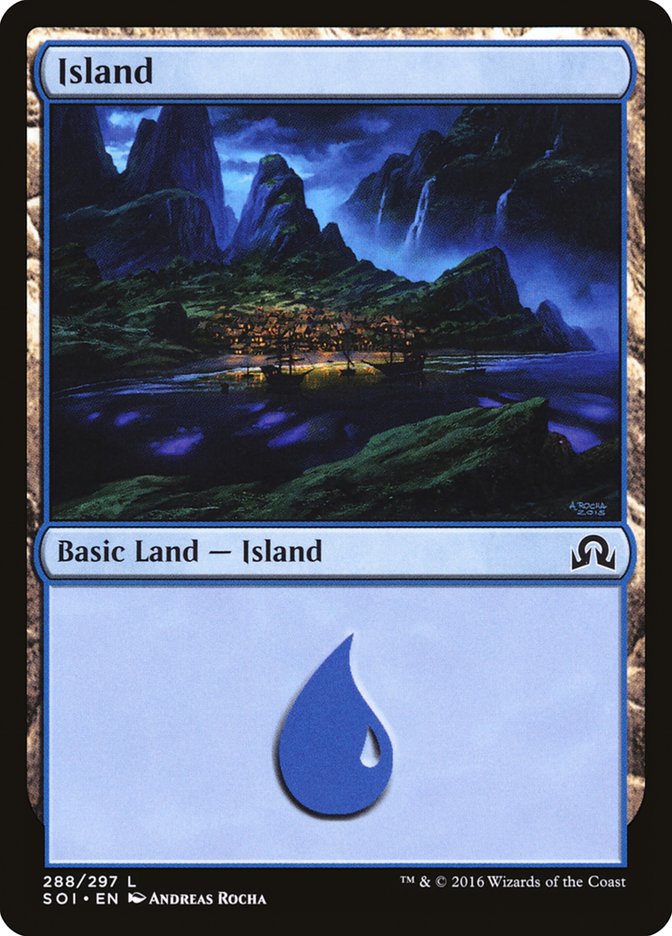 Island (#288): Shadows over Innistrad