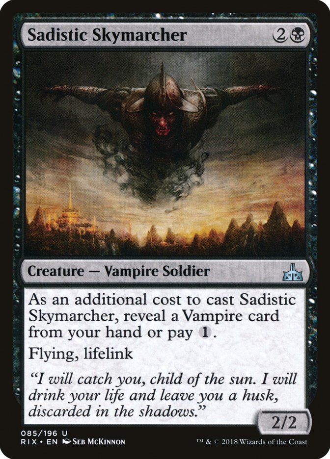 Sadistic Skymarcher: Rivals of Ixalan