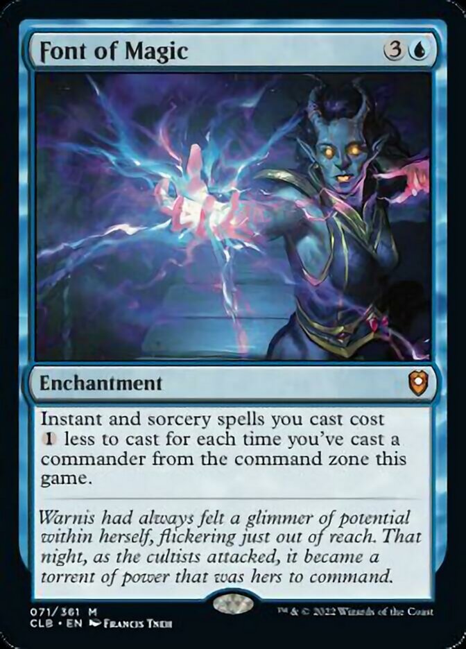 Font of Magic - (Foil): Commander Legends: Battle for Baldur's Gate