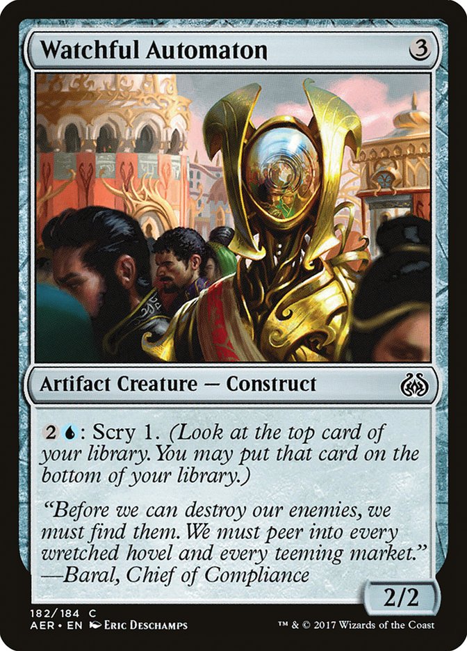 Watchful Automaton - (Foil): Aether Revolt