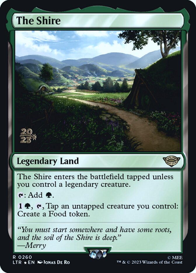 The Shire (Prerelease) (The Lord of the Rings) - (Foil): Tales of Middle-earth Promos