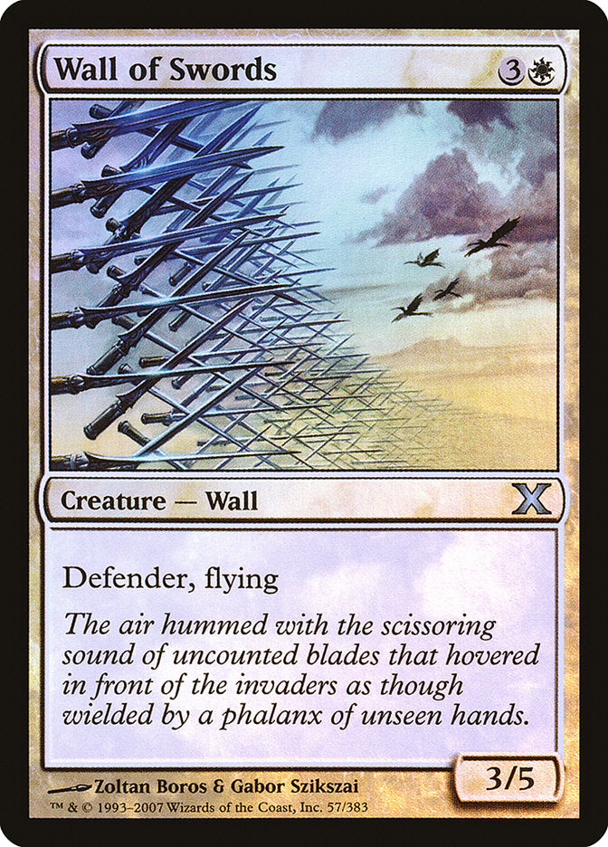 Wall of Swords - (Foil): Tenth Edition