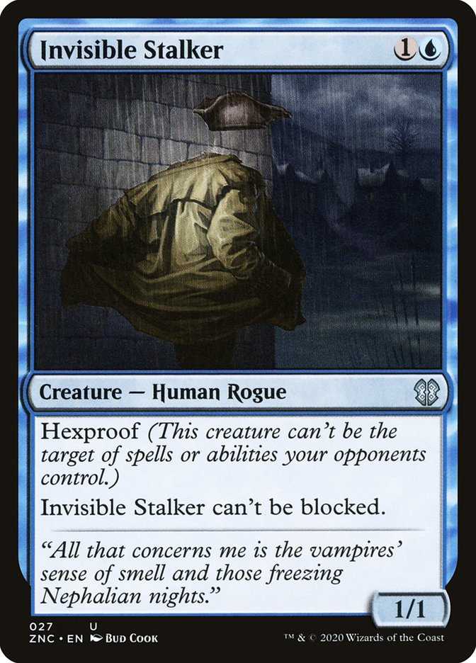 Invisible Stalker: Zendikar Rising Commander